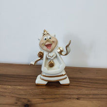Load image into Gallery viewer, Cartoon Beauty And The Beast Teapot Mug Mrs Potts Chip Tea Pot Cup Set Cogsworth Porcelain Gift 18K Gold-plated Painted Enamel
