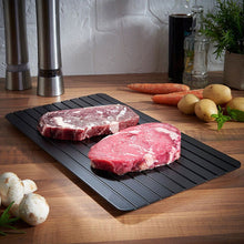 Load image into Gallery viewer, Kitchen Fast Defrosting Tray Thaw frozen Food Meat Fruit Quick Defrosting Plate Board Defrost Kitchen Gadget Tool
