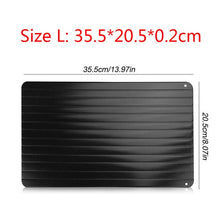 Load image into Gallery viewer, Kitchen Fast Defrosting Tray Thaw frozen Food Meat Fruit Quick Defrosting Plate Board Defrost Kitchen Gadget Tool

