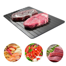 Load image into Gallery viewer, Fast Defrosting Tray Thaw frozen Food Meat Fruit Quick Defrosting Plate Board Defrost Kitchen Gadget Tool
